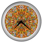 New Stuff 2-2 Wall Clock (Silver) Front