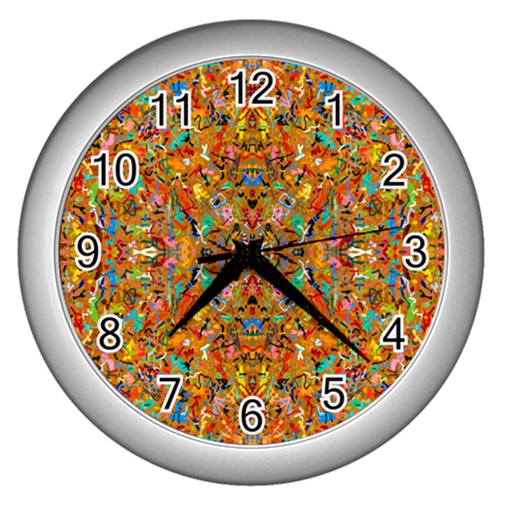 New Stuff 2-2 Wall Clock (Silver)