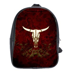 Awesome Cow Skeleton School Bag (large) by FantasyWorld7