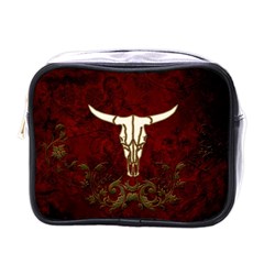 Awesome Cow Skeleton Mini Toiletries Bag (one Side) by FantasyWorld7