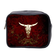 Awesome Cow Skeleton Mini Toiletries Bag (two Sides) by FantasyWorld7