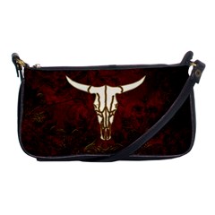 Awesome Cow Skeleton Shoulder Clutch Bag by FantasyWorld7