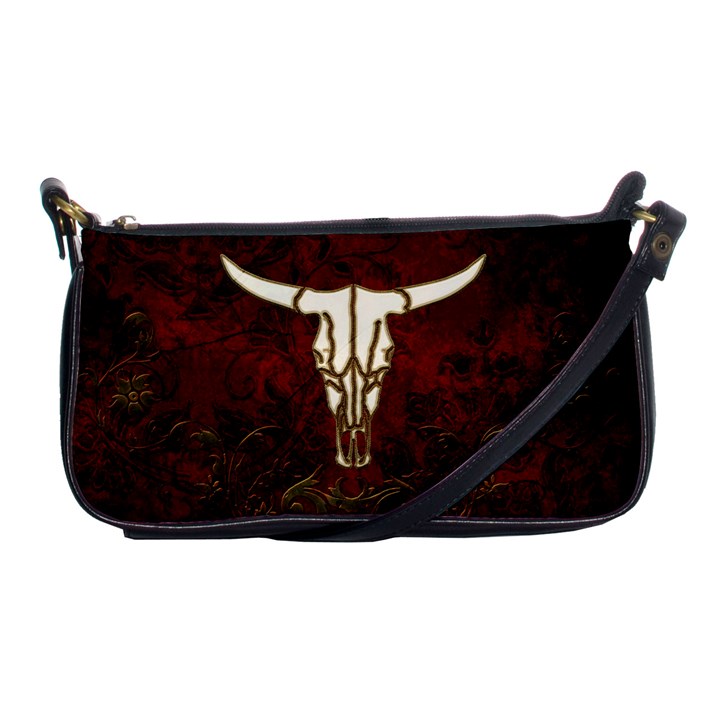 Awesome Cow Skeleton Shoulder Clutch Bag