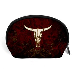 Awesome Cow Skeleton Accessory Pouch (large) by FantasyWorld7