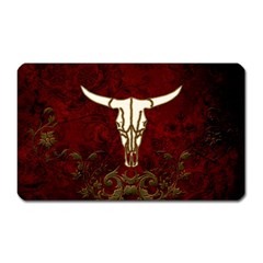 Awesome Cow Skeleton Magnet (rectangular) by FantasyWorld7