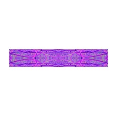 Hot Pink And Purple Abstract Branch Pattern Flano Scarf (mini) by myrubiogarden