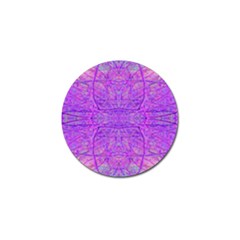 Hot Pink And Purple Abstract Branch Pattern Golf Ball Marker (4 Pack) by myrubiogarden