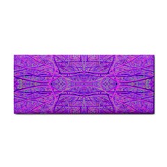 Hot Pink And Purple Abstract Branch Pattern Hand Towel