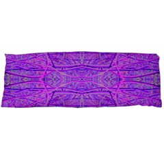 Hot Pink And Purple Abstract Branch Pattern Body Pillow Case (dakimakura) by myrubiogarden