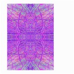 Hot Pink And Purple Abstract Branch Pattern Large Garden Flag (Two Sides) Back