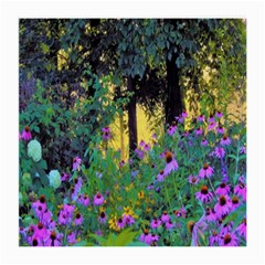 Hazy Morning Sunrise In My Rubio Garden Medium Glasses Cloth by myrubiogarden