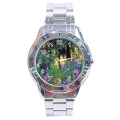 Hazy Morning Sunrise In My Rubio Garden Stainless Steel Analogue Watch by myrubiogarden