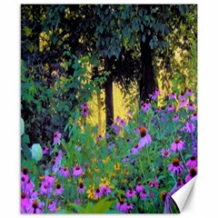 Hazy Morning Sunrise In My Rubio Garden Canvas 8  X 10  by myrubiogarden