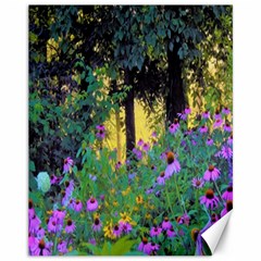 Hazy Morning Sunrise In My Rubio Garden Canvas 11  X 14  by myrubiogarden