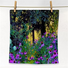 Hazy Morning Sunrise In My Rubio Garden Face Towel by myrubiogarden