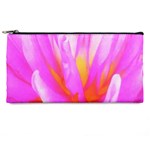 Fiery Hot Pink And Yellow Cactus Dahlia Flower Pencil Cases Front