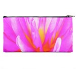 Fiery Hot Pink And Yellow Cactus Dahlia Flower Pencil Cases Back