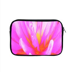 Fiery Hot Pink And Yellow Cactus Dahlia Flower Apple Macbook Pro 15  Zipper Case by myrubiogarden