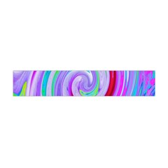 Groovy Abstract Red Swirl On Purple And Pink Flano Scarf (mini) by myrubiogarden