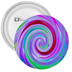 Groovy Abstract Red Swirl On Purple And Pink 3  Buttons by myrubiogarden