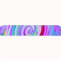 Groovy Abstract Red Swirl On Purple And Pink Small Bar Mats by myrubiogarden