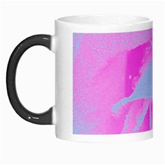 Perfect Hot Pink And Light Blue Rose Detail Morph Mugs by myrubiogarden