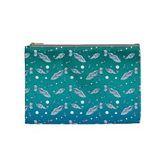 Under The Pea Paisley Pattern Cosmetic Bag (medium)