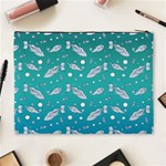 Under the Pea Paisley Pattern Cosmetic Bag (XL) Back