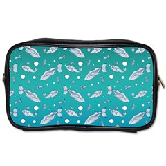 Under The Pea Paisley Pattern Toiletries Bag (two Sides)