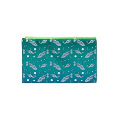 Under The Pea Paisley Pattern Cosmetic Bag (xs)