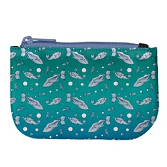 Under The Pea Paisley Pattern Large Coin Purse