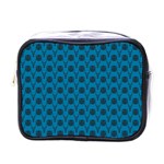 Lion Vs Gazelle Damask Pattern Mini Toiletries Bag (One Side) Front