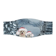 Christmas, Cute Dogs And Squirrel With Christmas Hat Stretchable Headband by FantasyWorld7