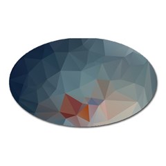 Triangle Geometry Trigonometry Oval Magnet by Mariart