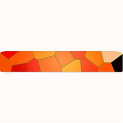 Background Pattern Orange Mosaic Small Bar Mats by Mariart