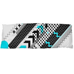 Green Geometric Abstract Body Pillow Case Dakimakura (two Sides) by Mariart