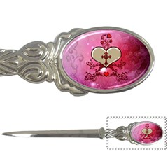 Wonderful Hearts With Floral Elements Letter Opener by FantasyWorld7