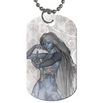 Beautiful Fairy With Swan Dog Tag (One Side) Front