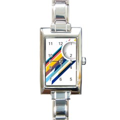 Vector Geometric Polygons And Circles Rectangle Italian Charm Watch