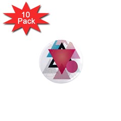 Geometric Line Patterns 1  Mini Magnet (10 Pack)  by Mariart