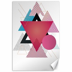 Geometric Line Patterns Canvas 20  X 30  by Mariart