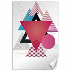 Geometric Line Patterns Canvas 24  X 36  by Mariart