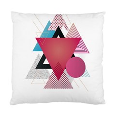 Geometric Line Patterns Standard Cushion Case (one Side) by Mariart