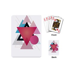 Geometric Line Patterns Playing Cards (mini) by Mariart