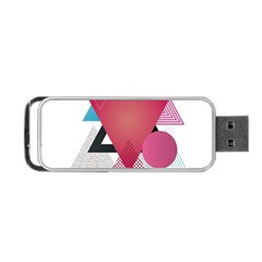 Geometric Line Patterns Portable Usb Flash (two Sides) by Mariart