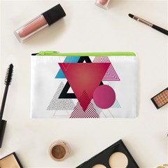 Geometric Line Patterns Cosmetic Bag (xs) by Mariart