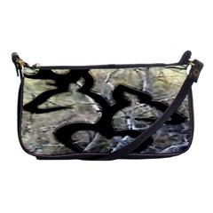 Black Love Browning Deer Camo Shoulder Clutch Bag