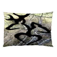 Black Love Browning Deer Camo Pillow Case (Two Sides)