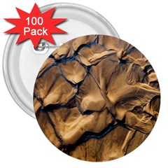 Mud Muddy 3  Buttons (100 Pack)  by Mariart