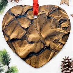 Mud Muddy Heart Ornament (two Sides) by Mariart